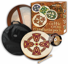Load image into Gallery viewer, 15&#39;&#39; Bodhrán Pack - Kilkenny Cross Design
