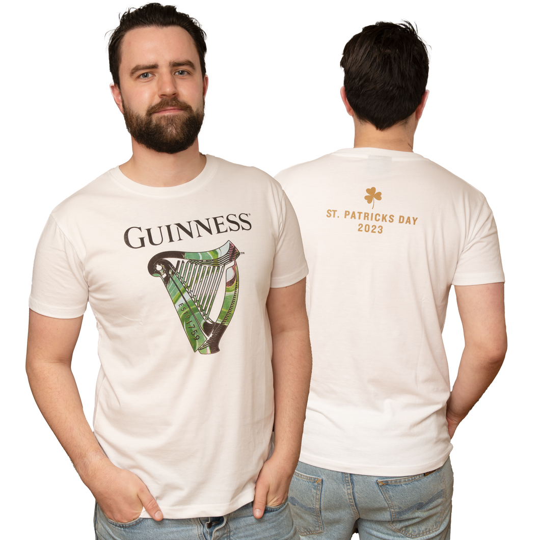 Guinness Limited Ed. St Patrick's 2023 White T-Shirt