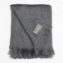 Load image into Gallery viewer, Mohair Throw - Slate Grey
