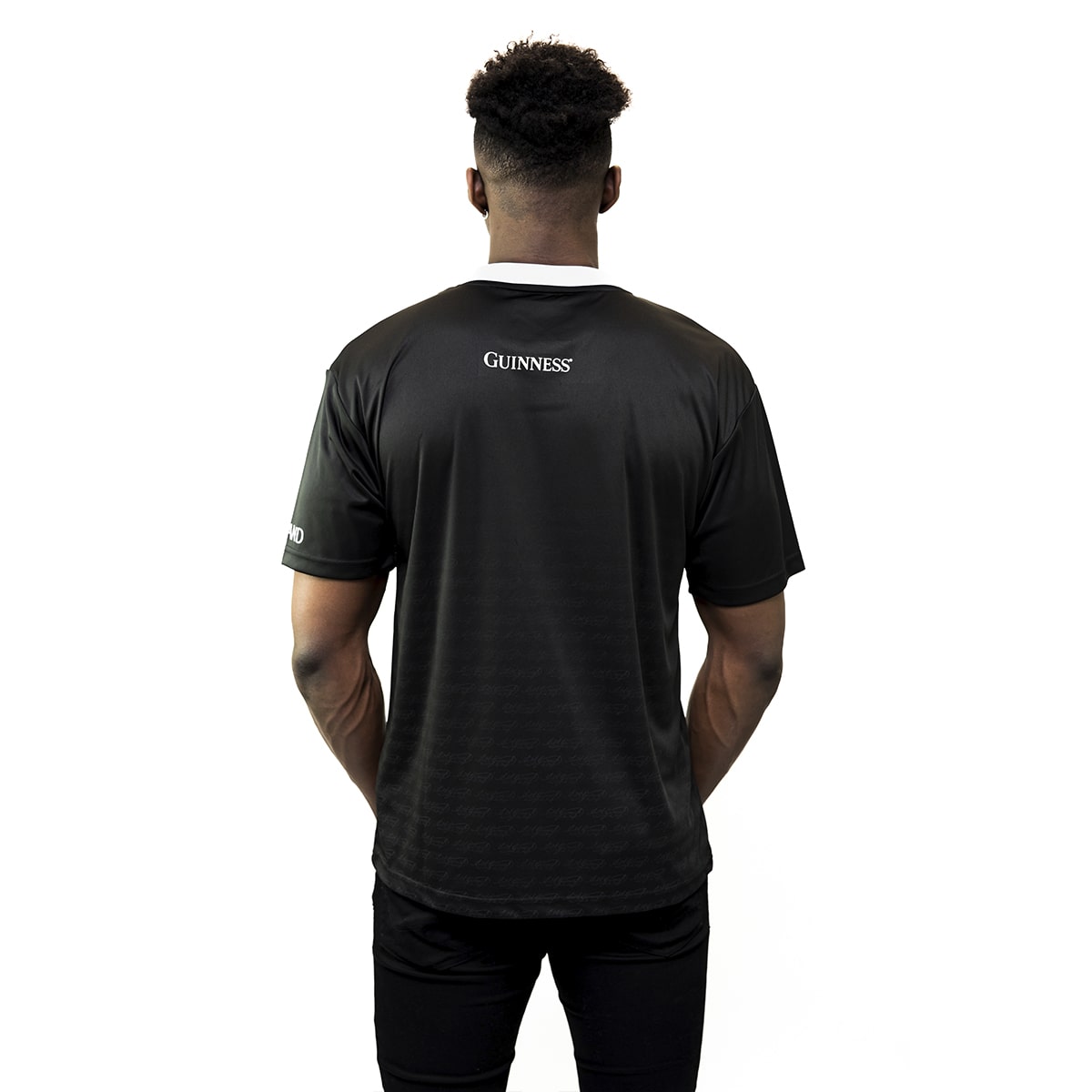 Black and White Soccer Jersey with Arthur Signature