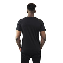 Load image into Gallery viewer, Black Distressed English Label Tee
