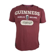 Load image into Gallery viewer, Burgundy Trademark Label Tee

