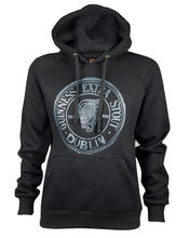 Load image into Gallery viewer, Black Pullover Hoodie with Beer Bottle Pocket
