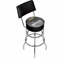 Load image into Gallery viewer, Guinness Swivel Bar Stool with Back - Line Art Pint
