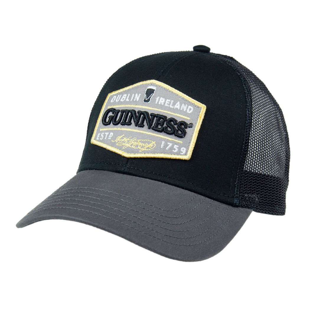 Trucker Premium Grey with Embroidered Patch Cap
