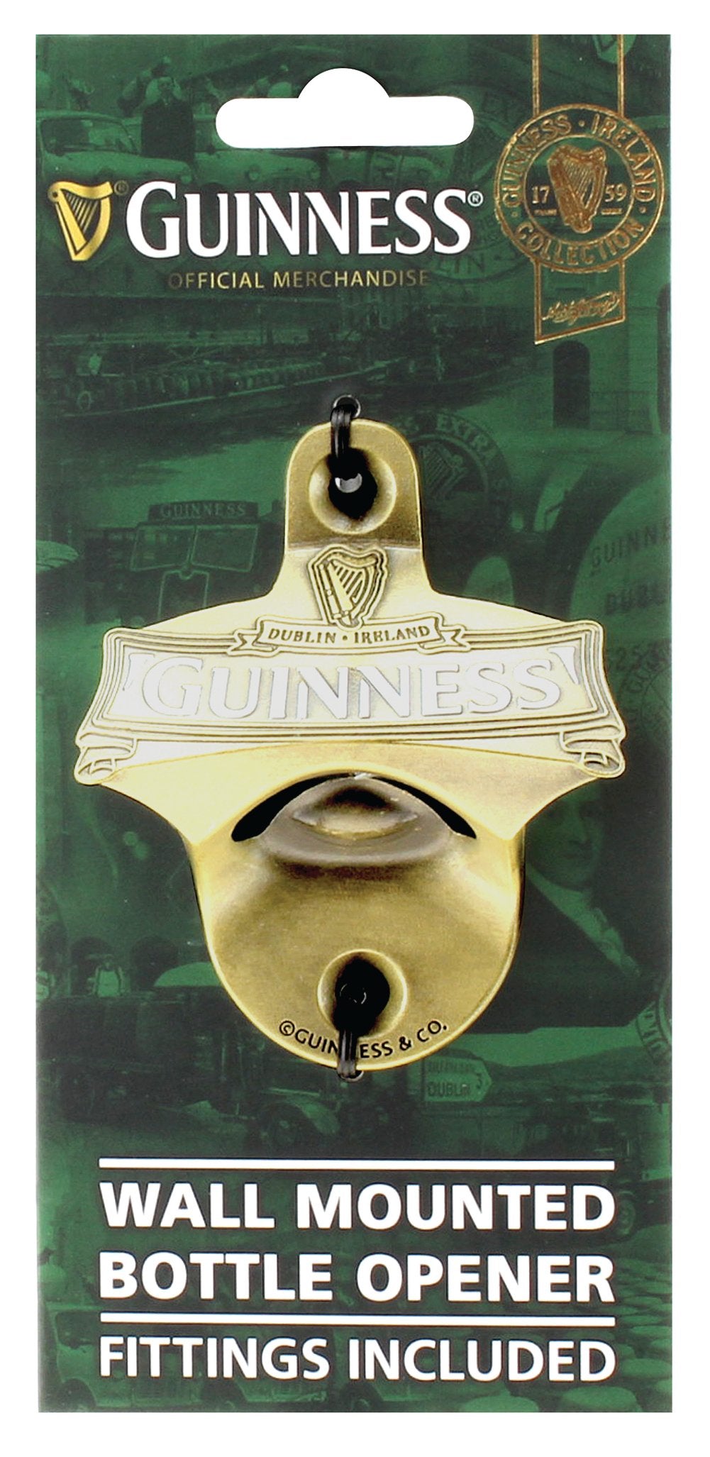 Wall Mounted Bottle Opener - Ireland Collection