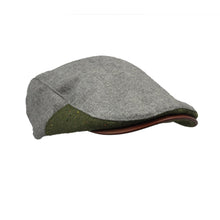 Load image into Gallery viewer, Light Grey Green Patch Flecked Ivy Cap
