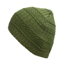 Load image into Gallery viewer, Green Woven Beanie Hat
